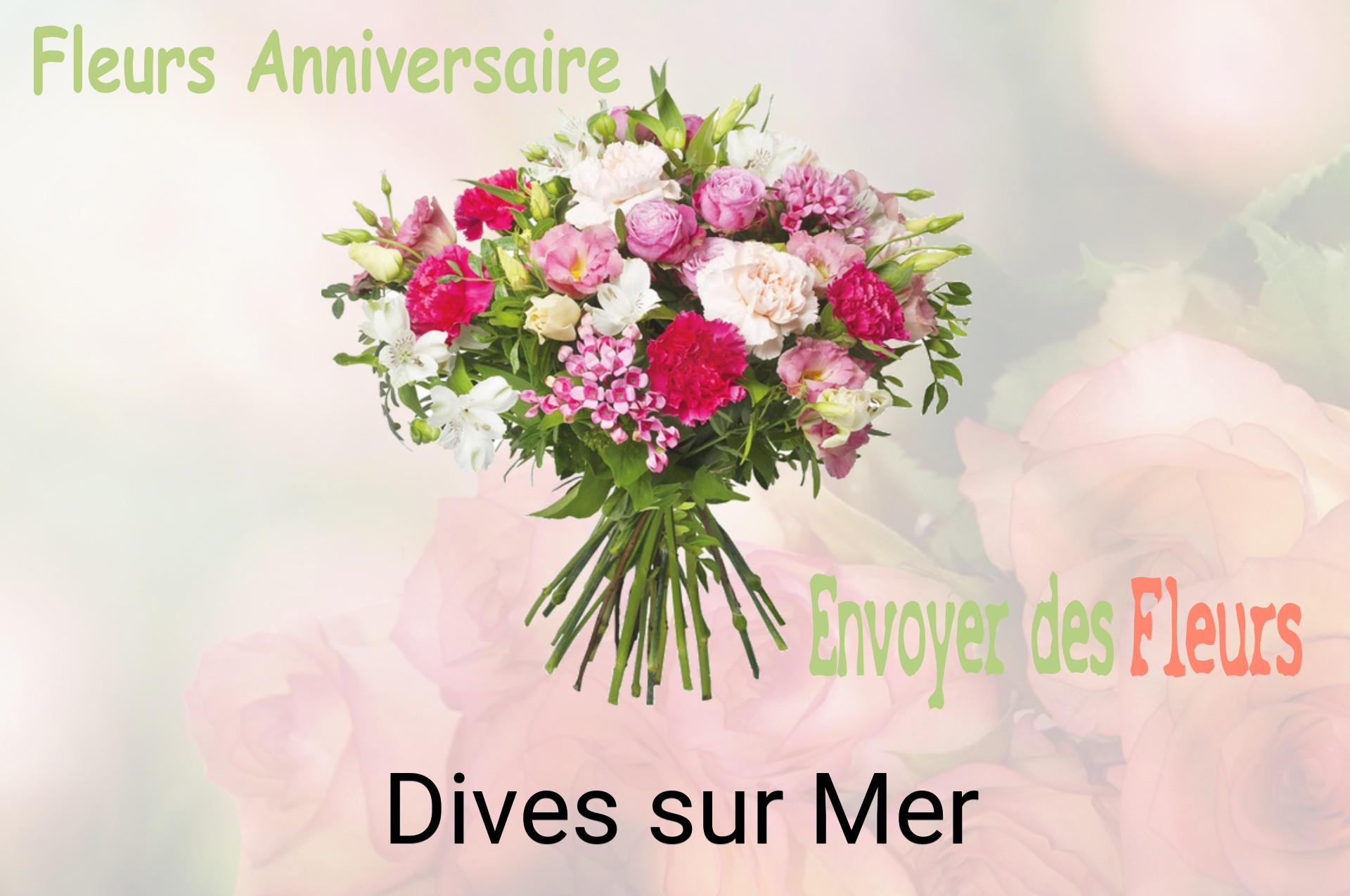 Bouquet de fleurs d’anniversaire livré à Dives-sur-Mer